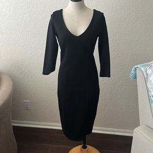 Nordstrom - Felicity & Coco - Size L - Little Black Dress  MIDI with stretch